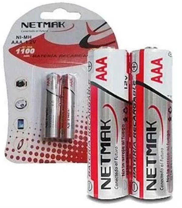 PILA NETMAK RECARGABLE AAA