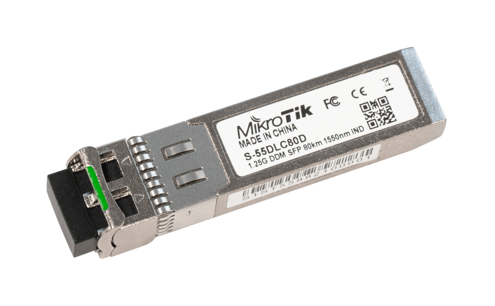 MODULO SFP MIKROTIK 1.25GB 80KM S-55DLC80D
