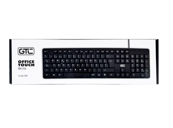 TECLADO GTC OFFICE TOUCH COMUN KBG-206