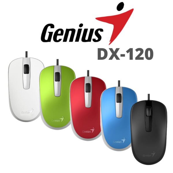 MOUSE GENIUS USB DX-120 COLORES